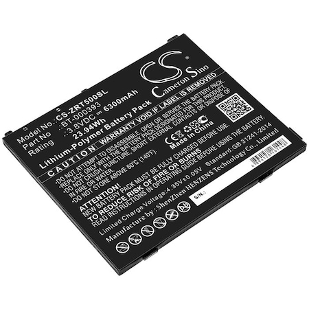 Bsc Preferred Zebra ET50 ET55 Tablet Replacement Battery CS-ZRT500SL